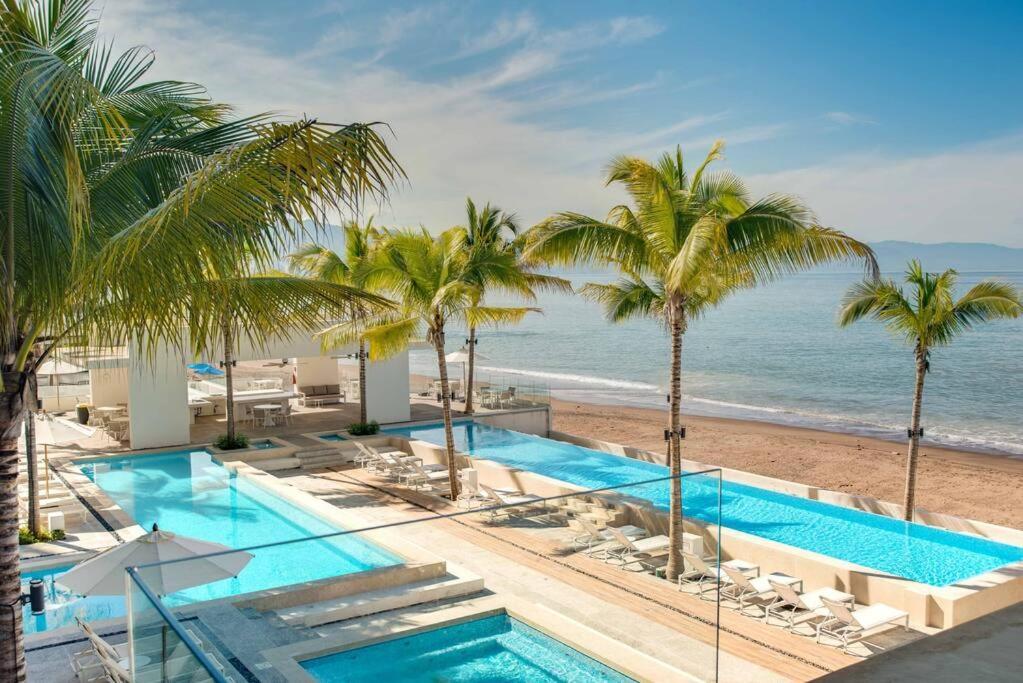 Harbor 3008 Amazing Beach Front Condo By Moikkarentals Puerto Vallarta Eksteriør billede