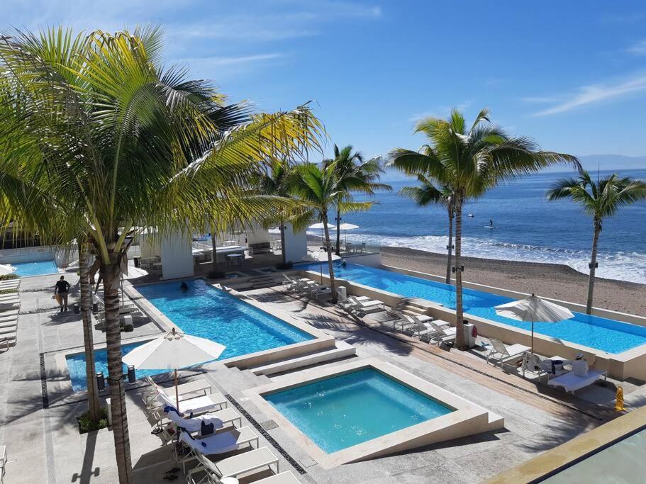 Harbor 3008 Amazing Beach Front Condo By Moikkarentals Puerto Vallarta Eksteriør billede